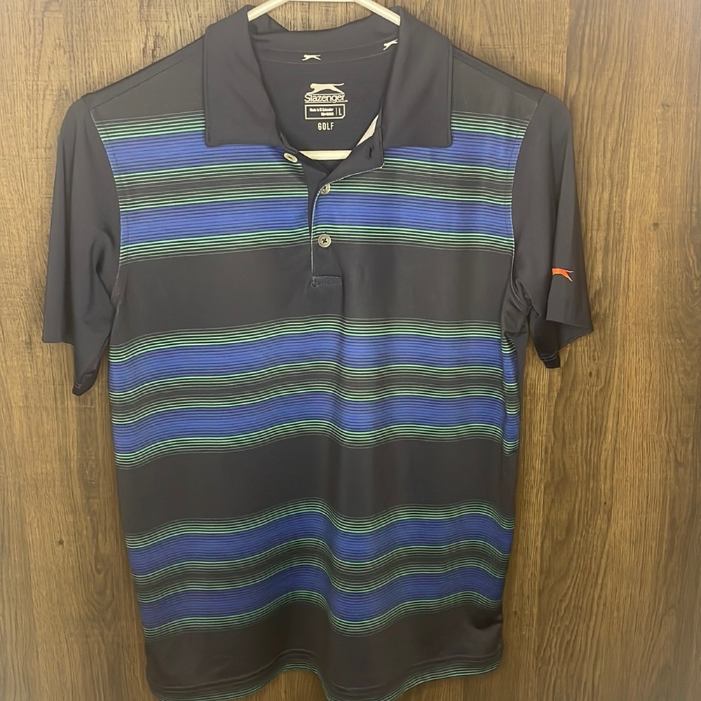 Youth large Slazenger golf shirt